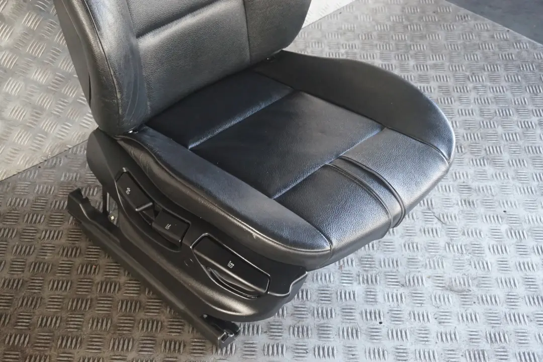 BMW X3 Series E83 Black Leather Front Right O/S Seat Ambiente