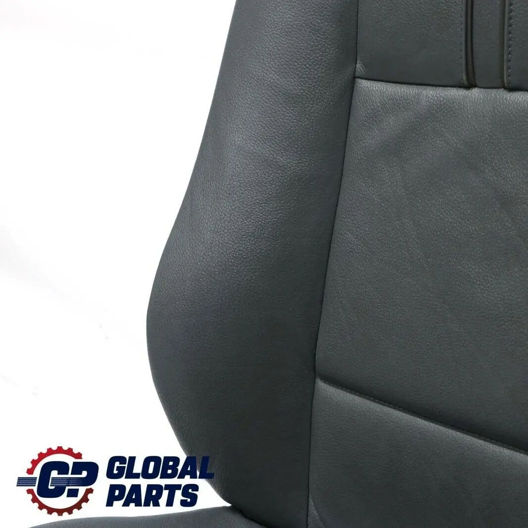 BMW X3 E83 Heated Leather Ambiente Grey Blue Grau Leather Front Left N/S Seat