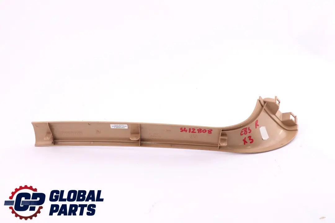 BMW X3 Series E83 Boot Trunk Lid Trim Panel Sandbeige Right O/S 3412808