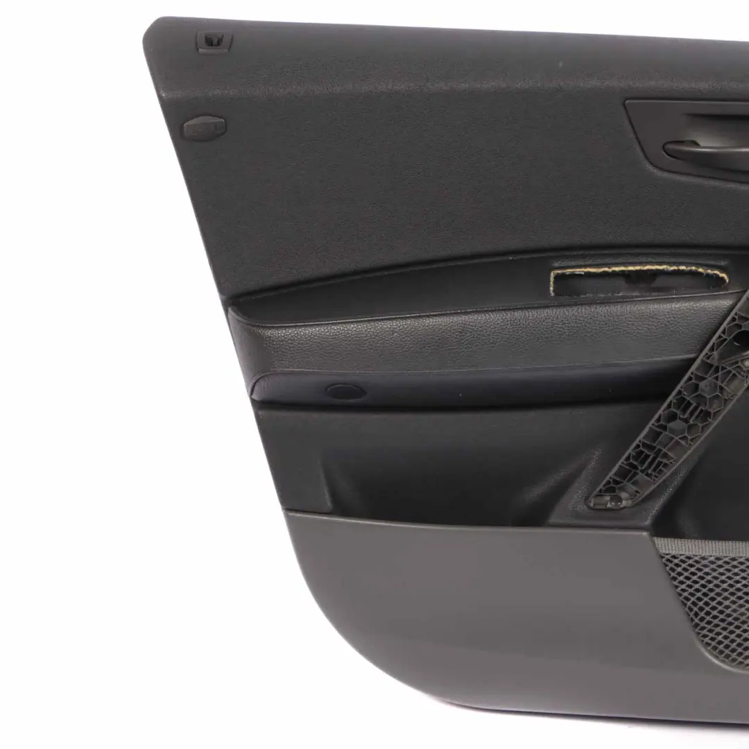 BMW X3 E83 Door Card Front Left N/S Lining Trim Leather Black Grey 3412937