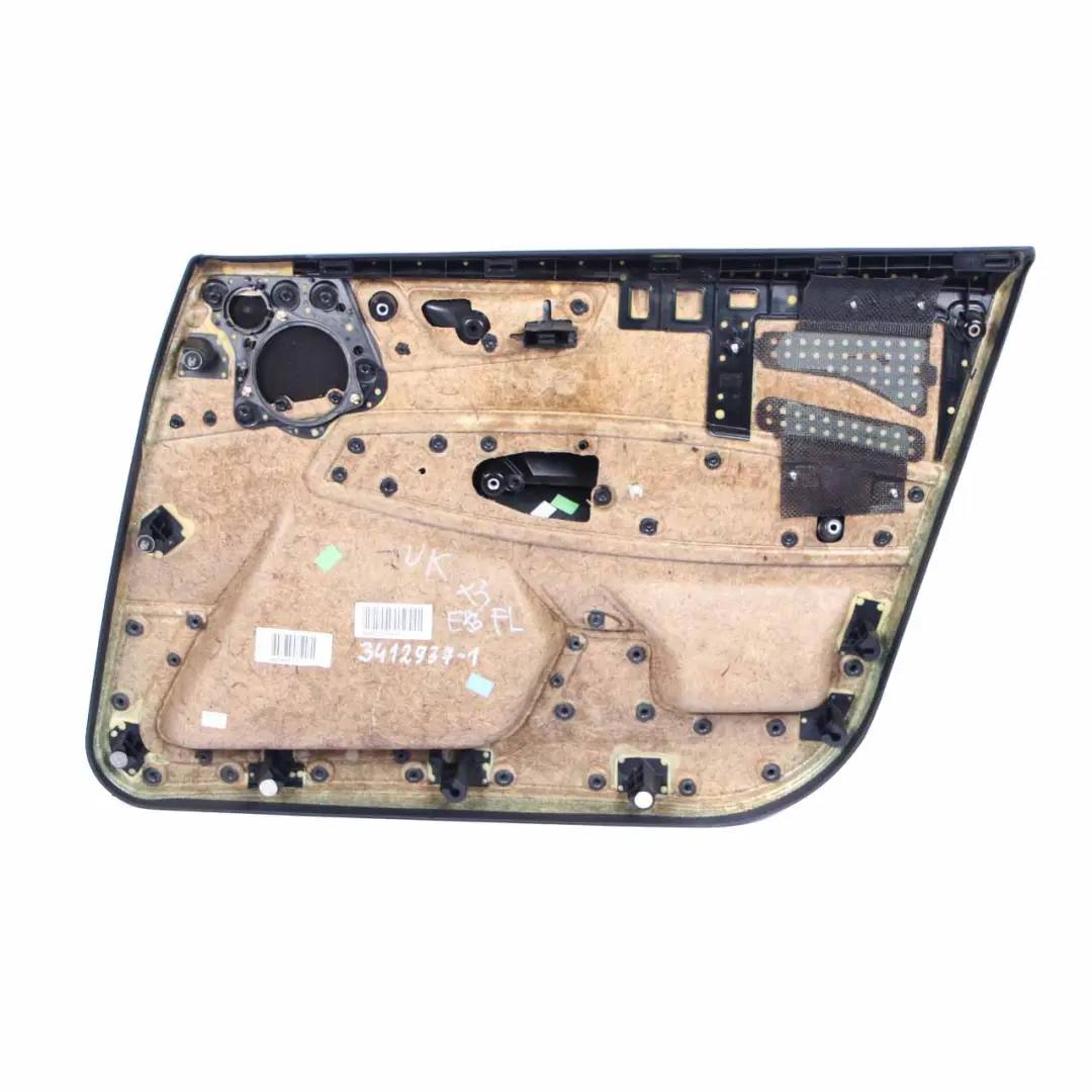 BMW X3 E83 Door Card Front Left N/S Lining Trim Leather Black Grey 3412937