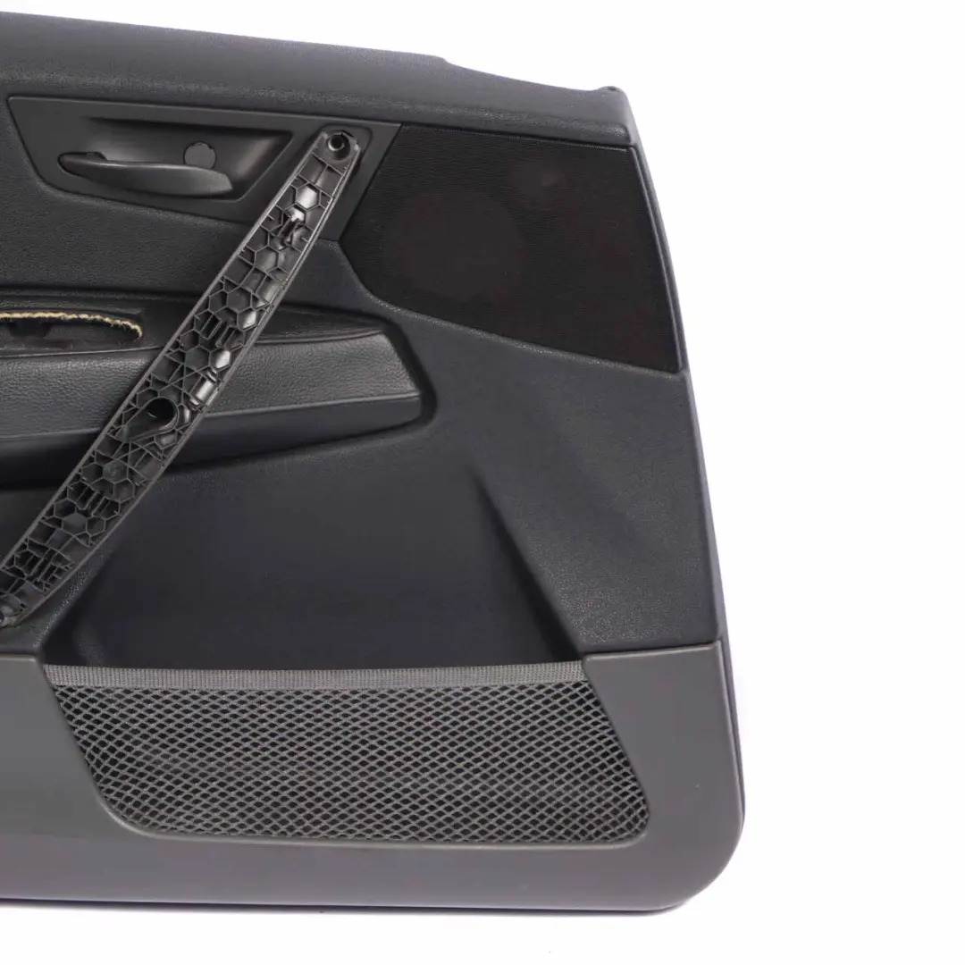 BMW X3 E83 Door Card Front Left N/S Lining Trim Leather Black Grey 3412937