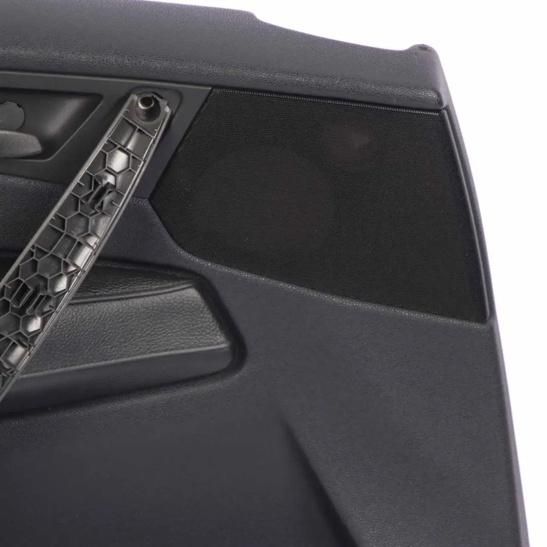 BMW X3 E83 Door Card Front Left N/S Lining Trim Leather Black Grey 3412937