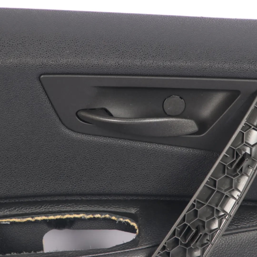 BMW X3 E83 Door Card Front Left N/S Lining Trim Leather Black Grey 3412937