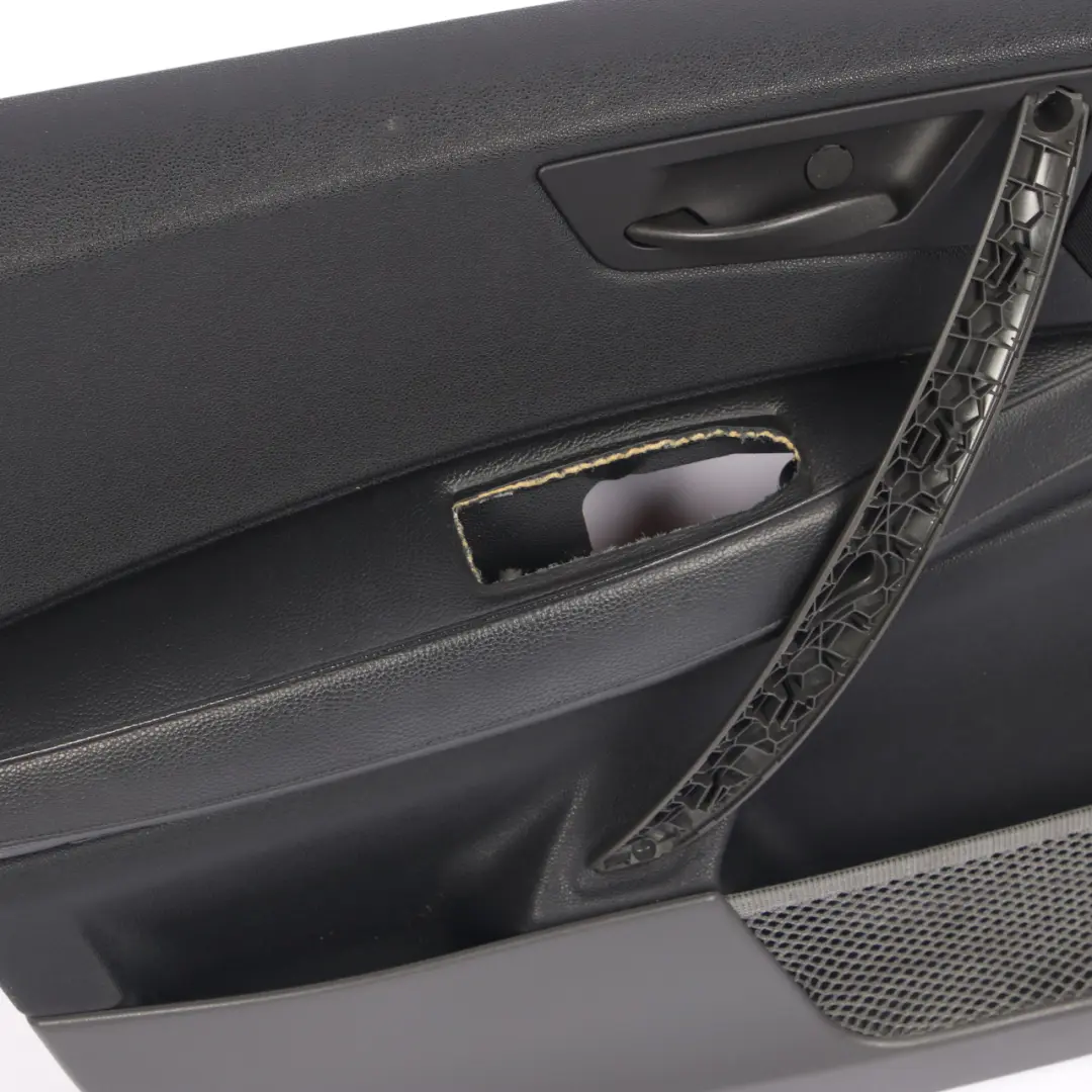 BMW X3 E83 Door Card Front Left N/S Lining Trim Leather Black Grey 3412937