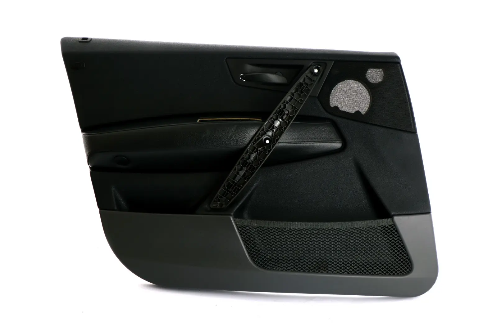 *BMW X3 er E83 Türverkleidung Vorn Links Leder Schwarz Black Grau Grey