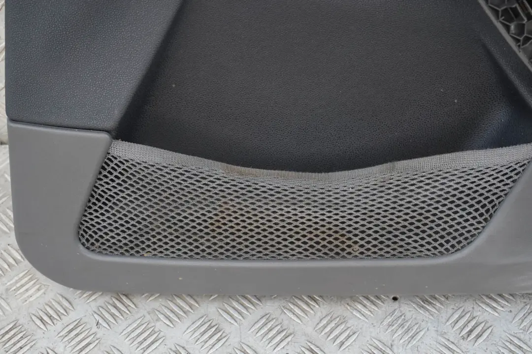 BMW X3 Series E83 Front Right O/S Door Card Lining Leather Black Ambiente