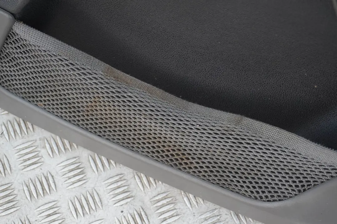 BMW X3 Series E83 Front Right O/S Door Card Lining Leather Black Ambiente