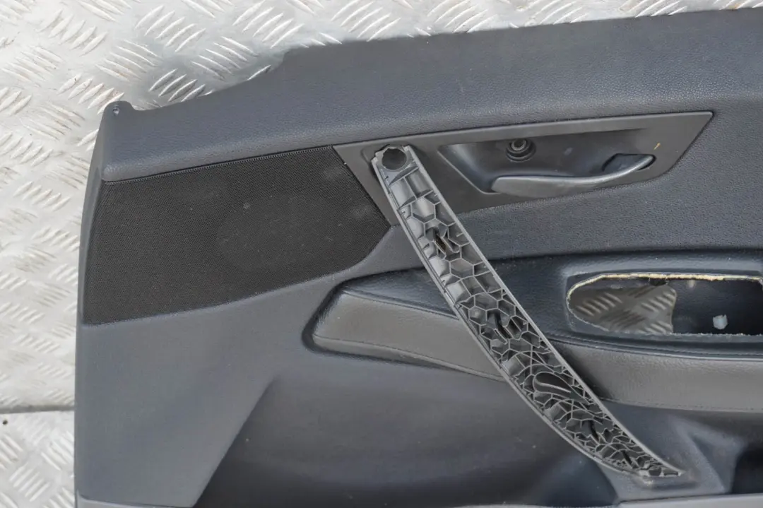 BMW X3 Series E83 Front Right O/S Door Card Lining Leather Black Ambiente