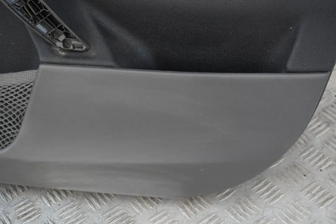 BMW X3 Series E83 Front Right O/S Door Card Lining Leather Black Ambiente