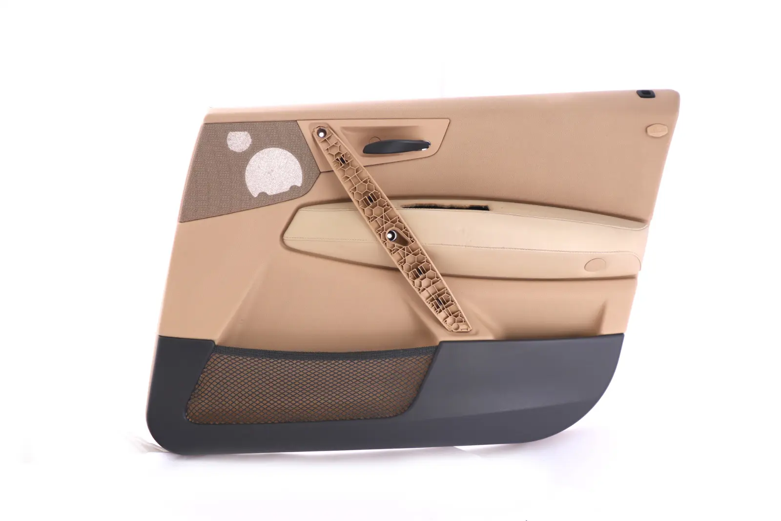 BMW X3 Series E83 Front Right O/S Door Card Lining Leather Sandbeige Hell Beige