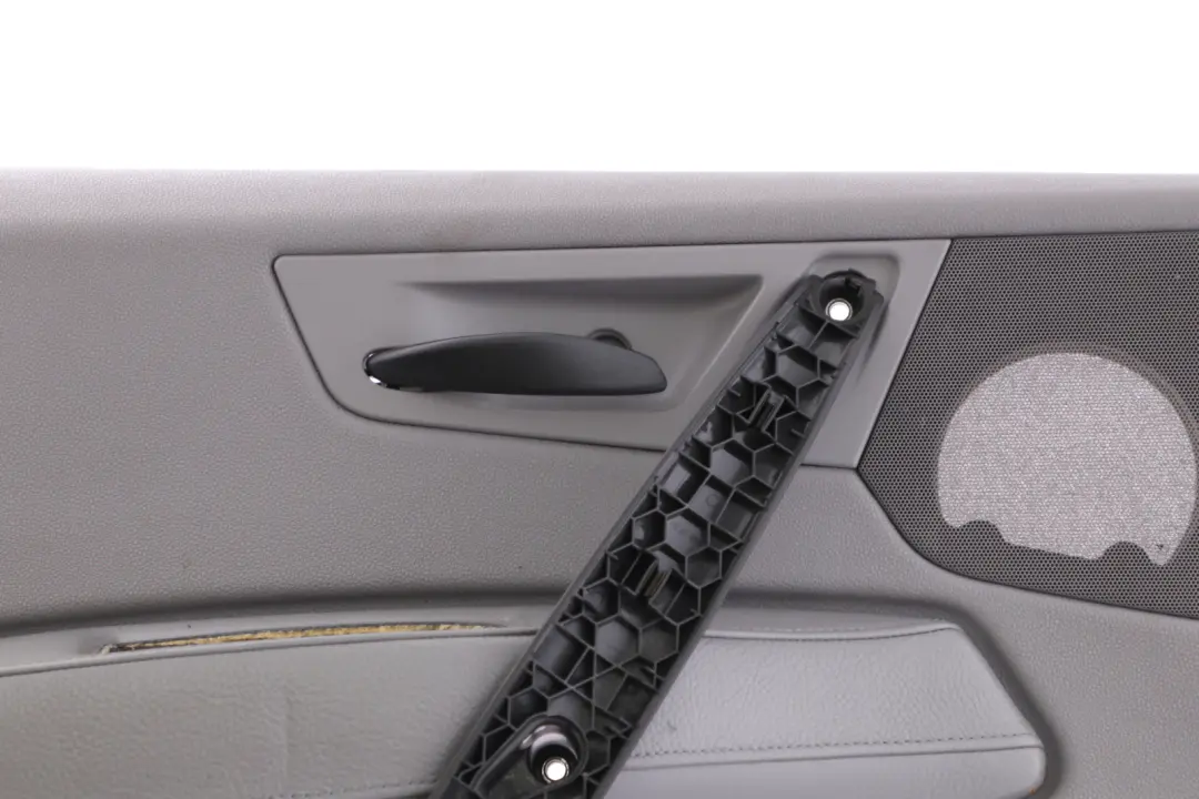BMW X3 E83 Türverkleidung Leder vorne links SCHWARZ BLACK Ambiente Grey Grau