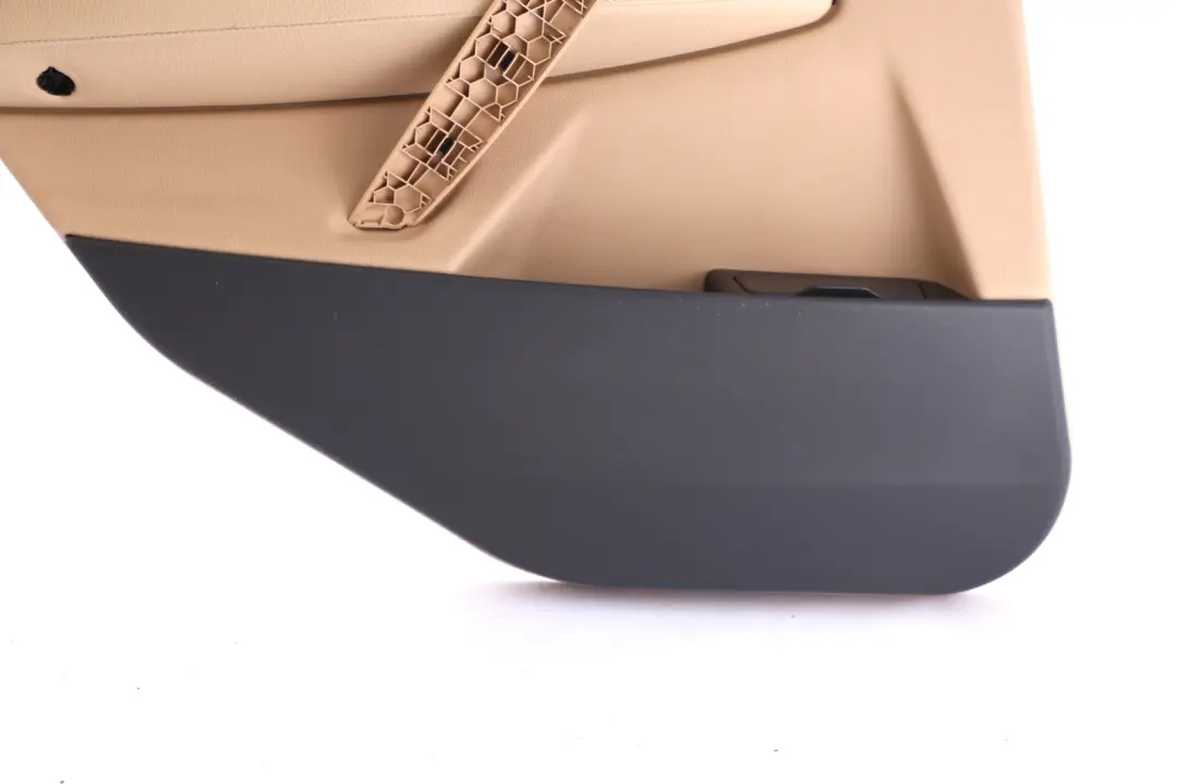 BMW X3 Series E83 Rear Left N/S Door Card Lining Leather Sandbeige Hell Beige