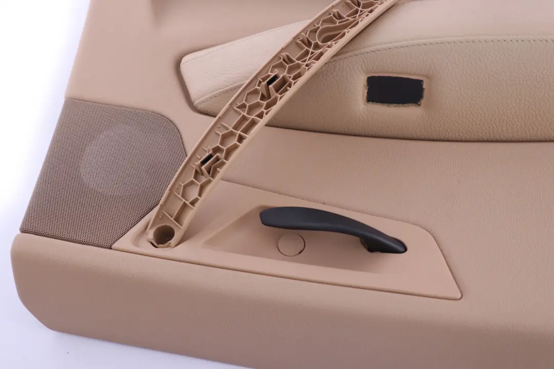 BMW X3 Series E83 Rear Left N/S Door Card Lining Leather Sandbeige Hell Beige