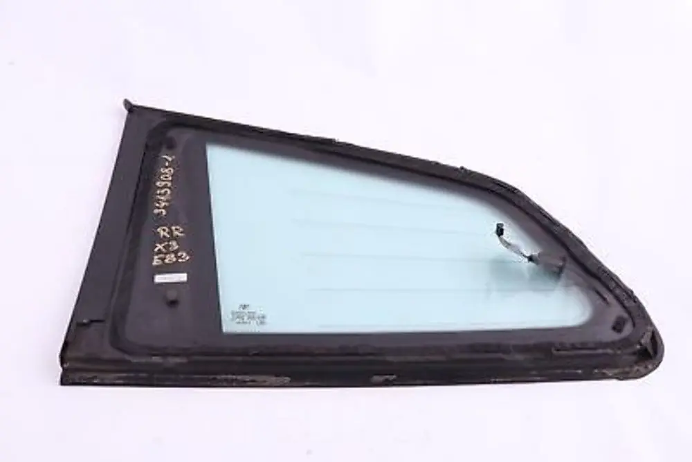 BMW X3 Series E83 Side Window Glass Fixed Green Rear Right O/S AS2 TV Function