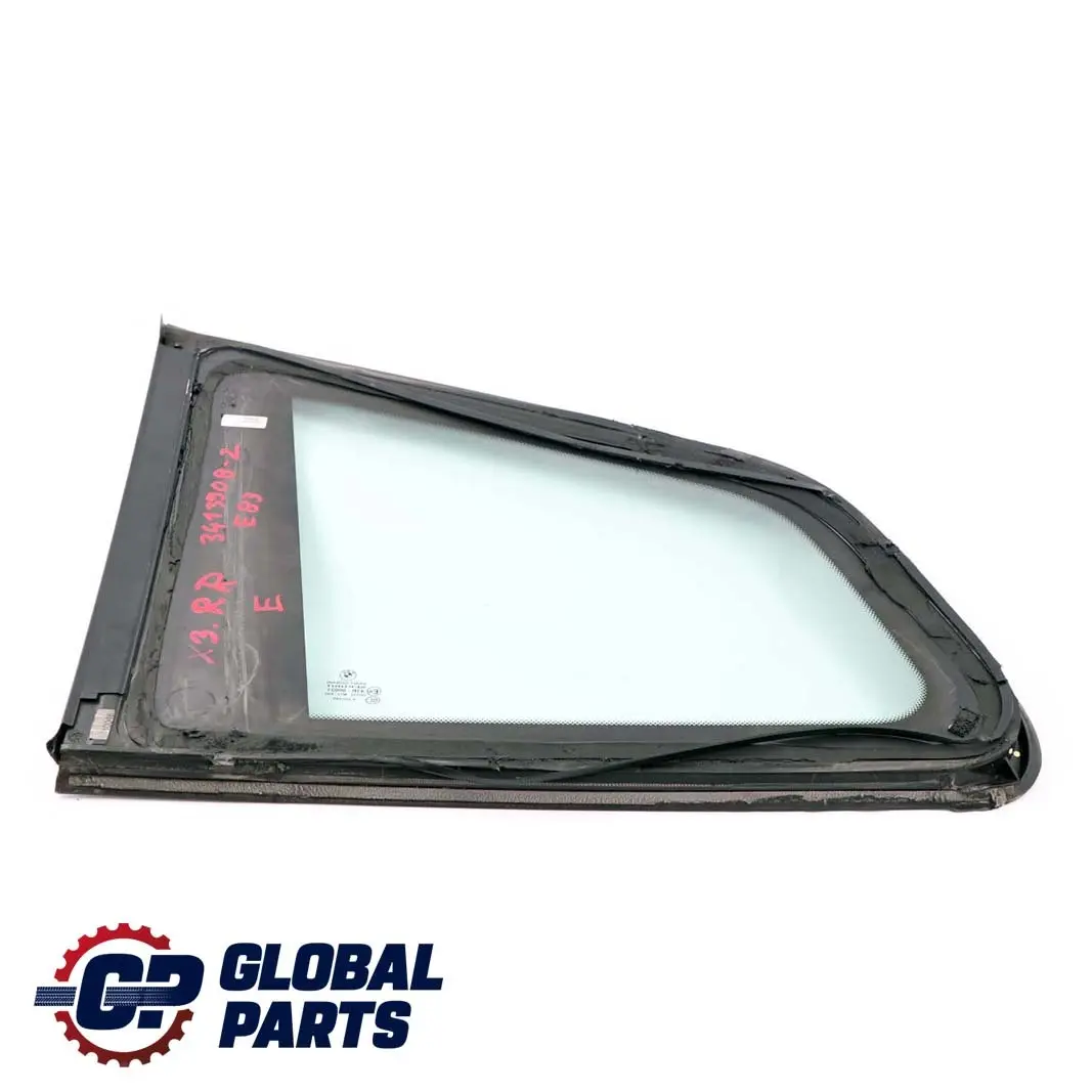 BMW X3 Series E83 LCI 2 Trim Side Glass Window Fixed Green Rear Right O/S AS2