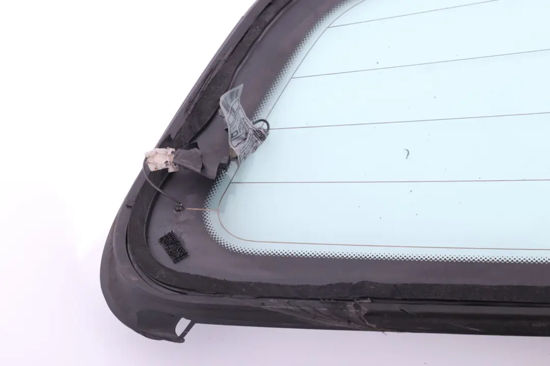 BMW X3 E83 Cristal Ventana Lateral Verde Trasera Izquierda AS2 Función TV Glanz