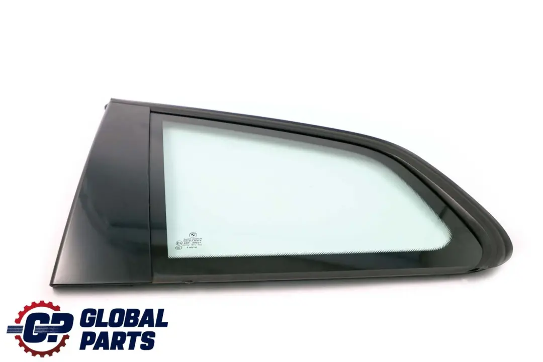 BMW X3 Series E83 LCI Trim Side Glass Window Rear Left AS2 N/S Glanzschwarz