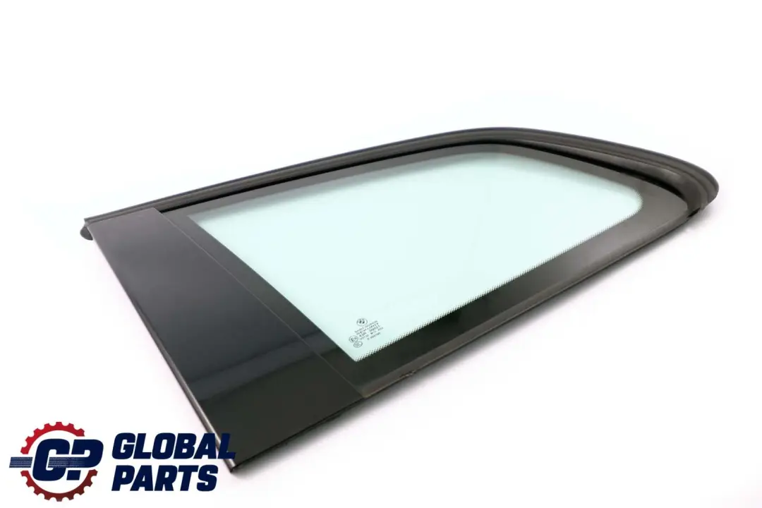 BMW X3 Series E83 LCI Trim Side Glass Window Rear Left AS2 N/S Glanzschwarz