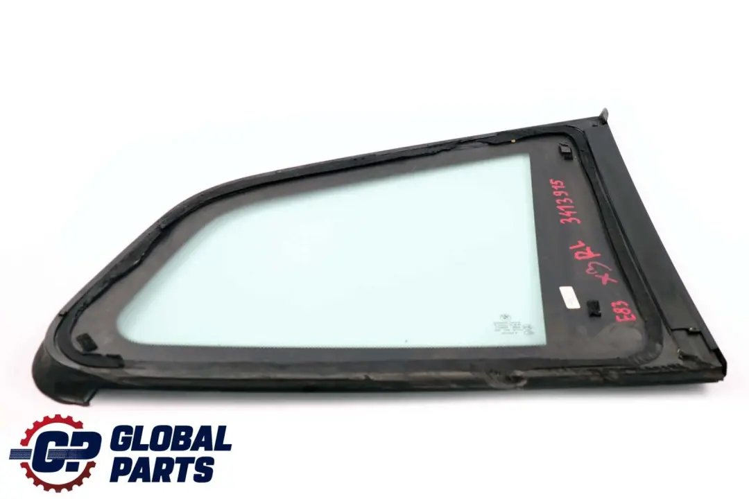 BMW X3 Series E83 LCI Trim Side Glass Window Rear Left AS2 N/S Glanzschwarz