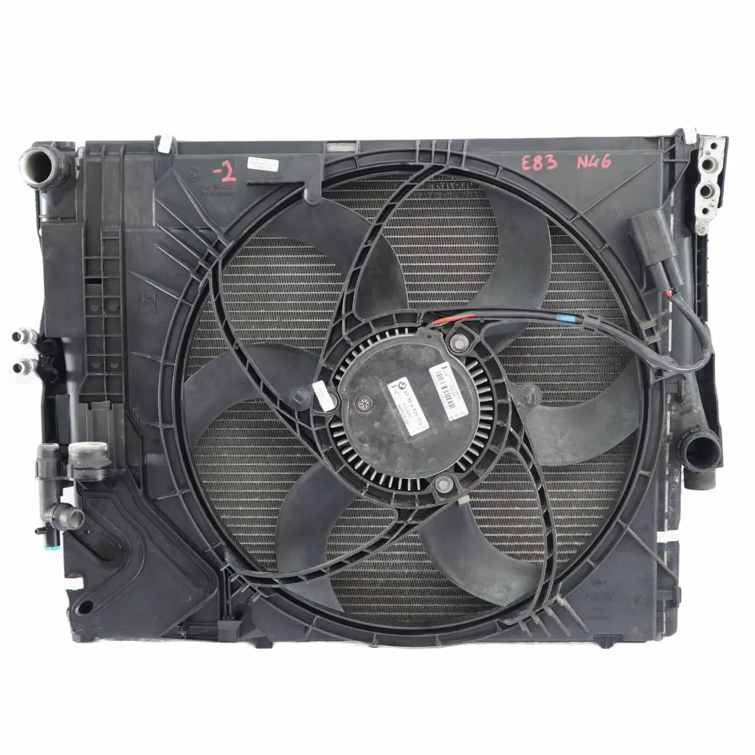 BMW X3 Serie E83 Moteur Radiateur Linceul Avec Ventilateur 400W 3414008