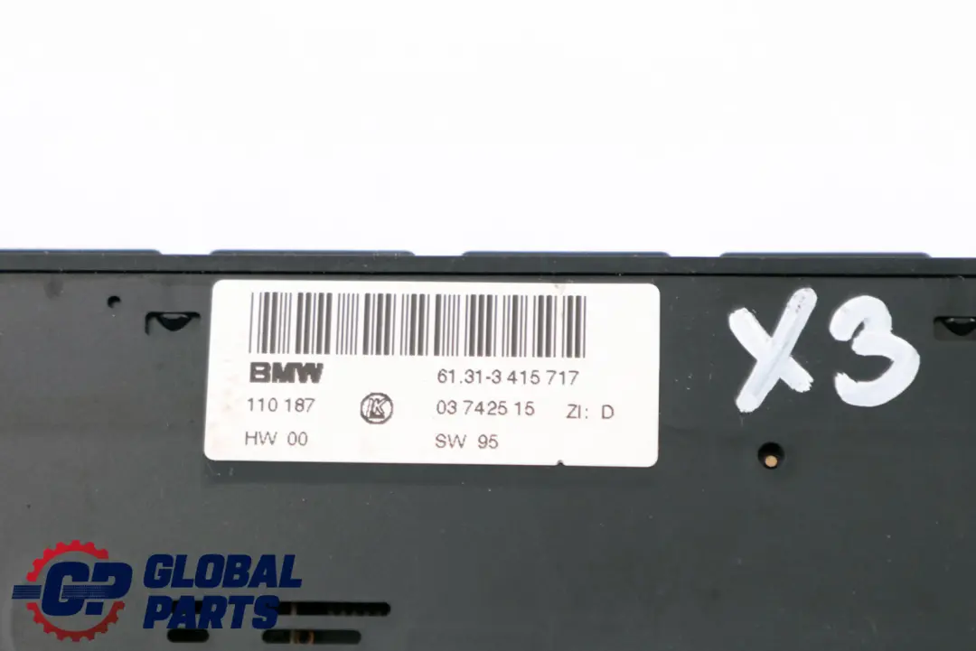 BMW X3 Series E83 Centre Console DSC PDC Switch Unit Panel 3415717