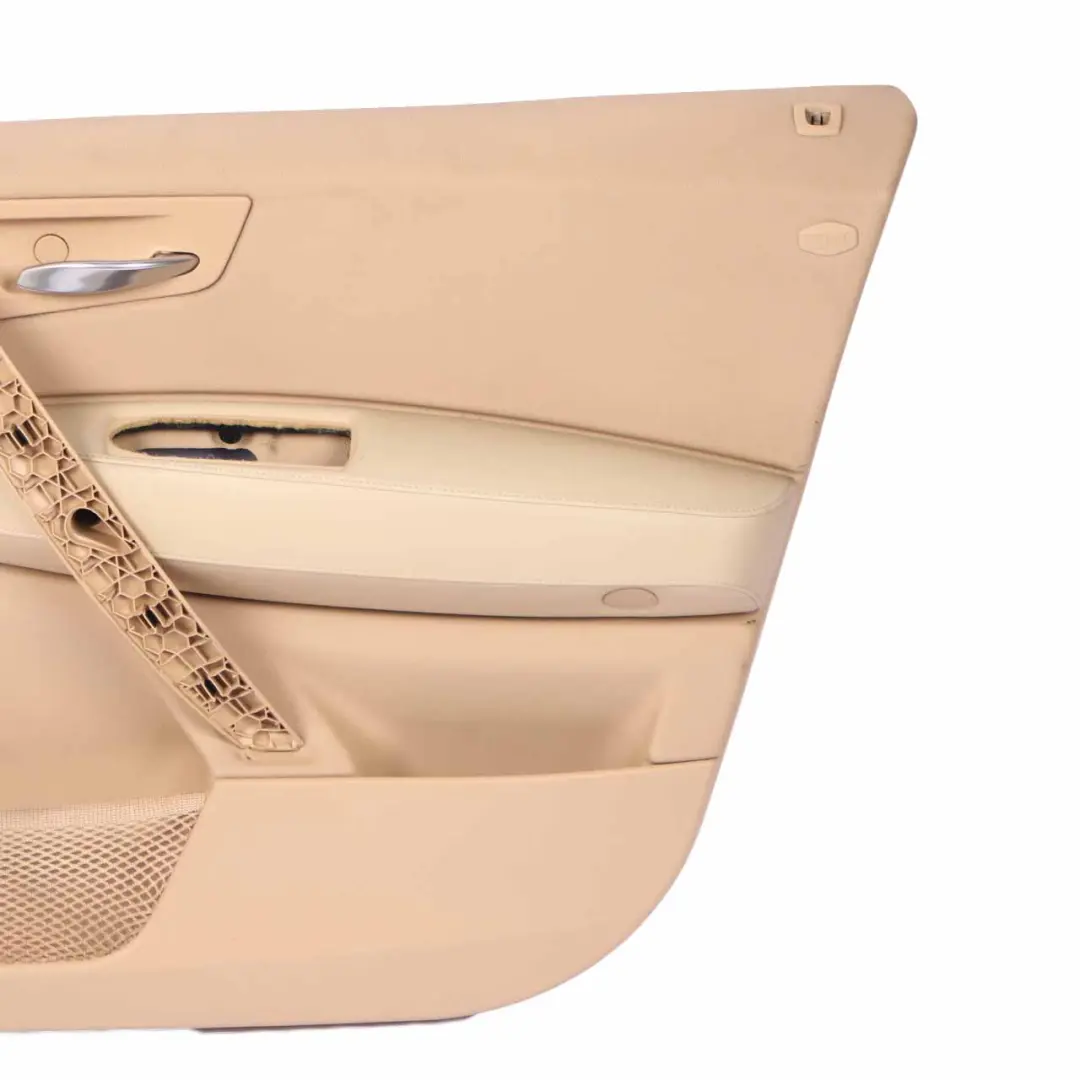 BMW X3 E83 Front Right O/S Door Card Lining Leather Sandbeige Beige 3415836