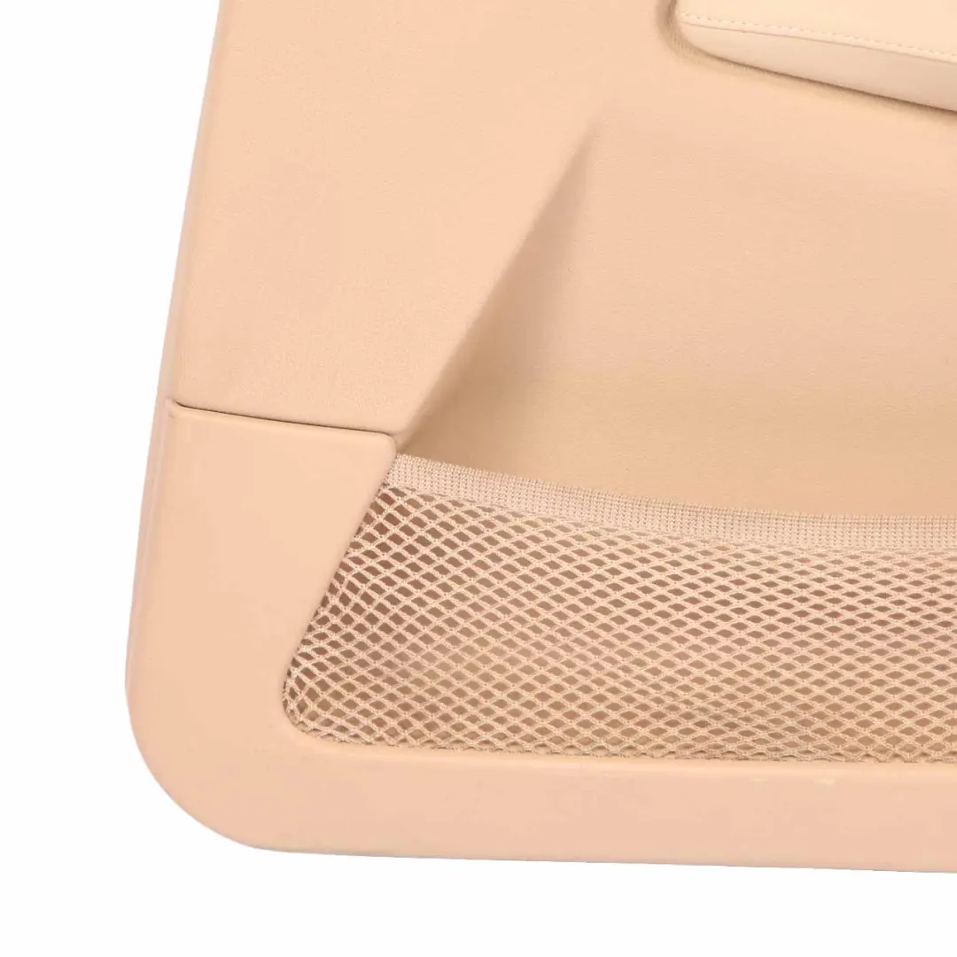 BMW X3 E83 Front Right O/S Door Card Lining Leather Sandbeige Beige 3415836