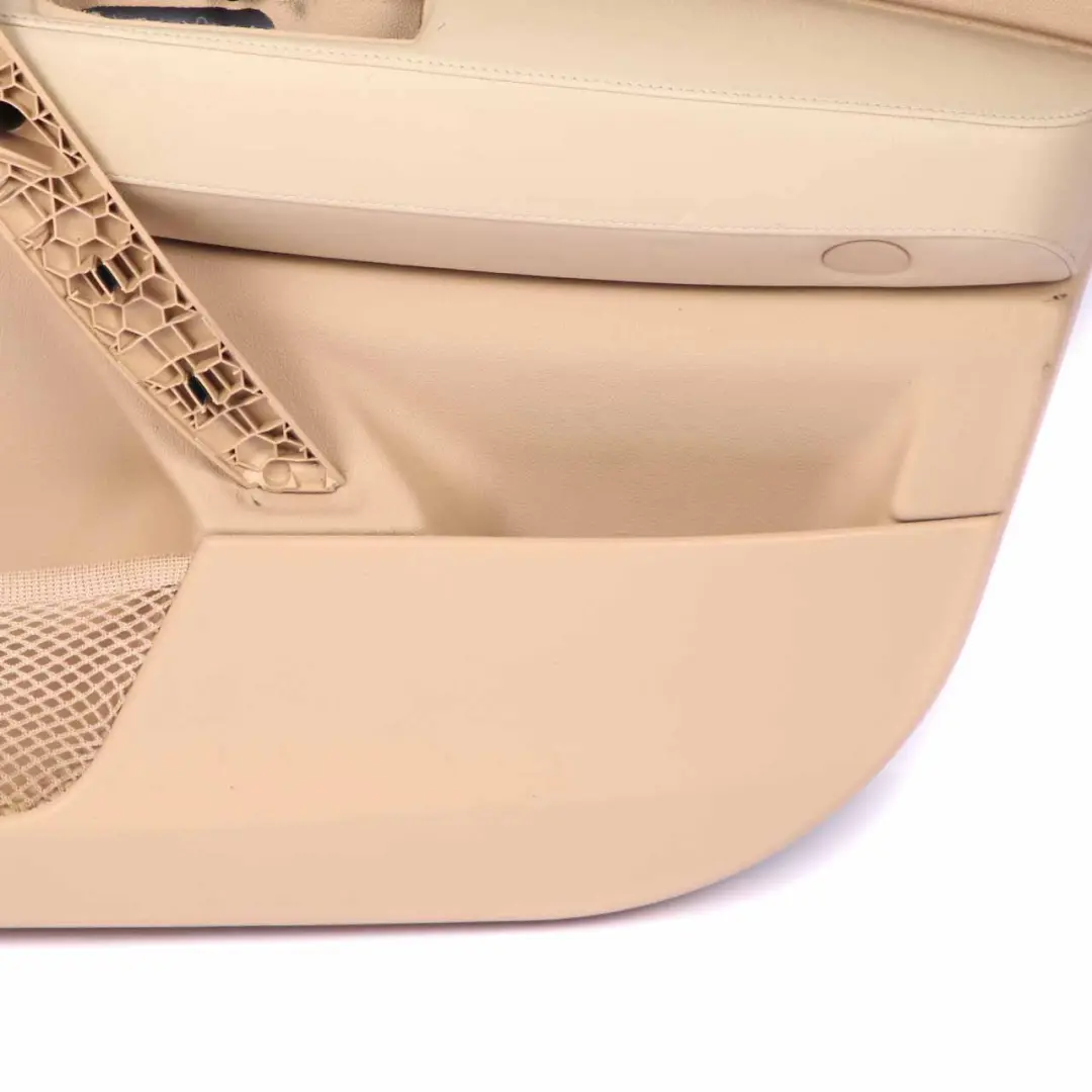 BMW X3 E83 Front Right O/S Door Card Lining Leather Sandbeige Beige 3415836