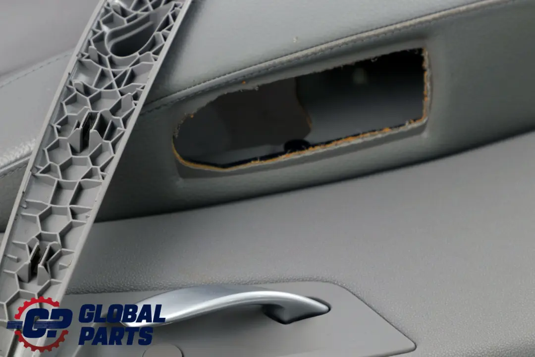 BMW X3 Series E83 Front Left N/S Door Card Lining Leather Ambiente Grau Grey