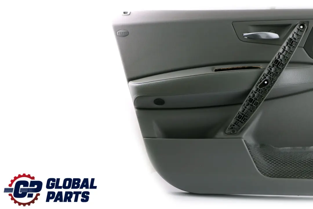 BMW X3 Series E83 Front Left N/S Door Card Lining Leather Ambiente Grau Grey
