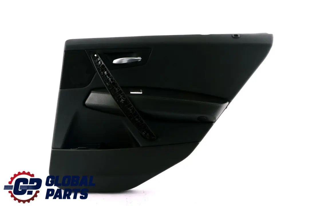 BMW X3 Series E83 Rear Right O/S Door Card Lining Leather Black Ambiente