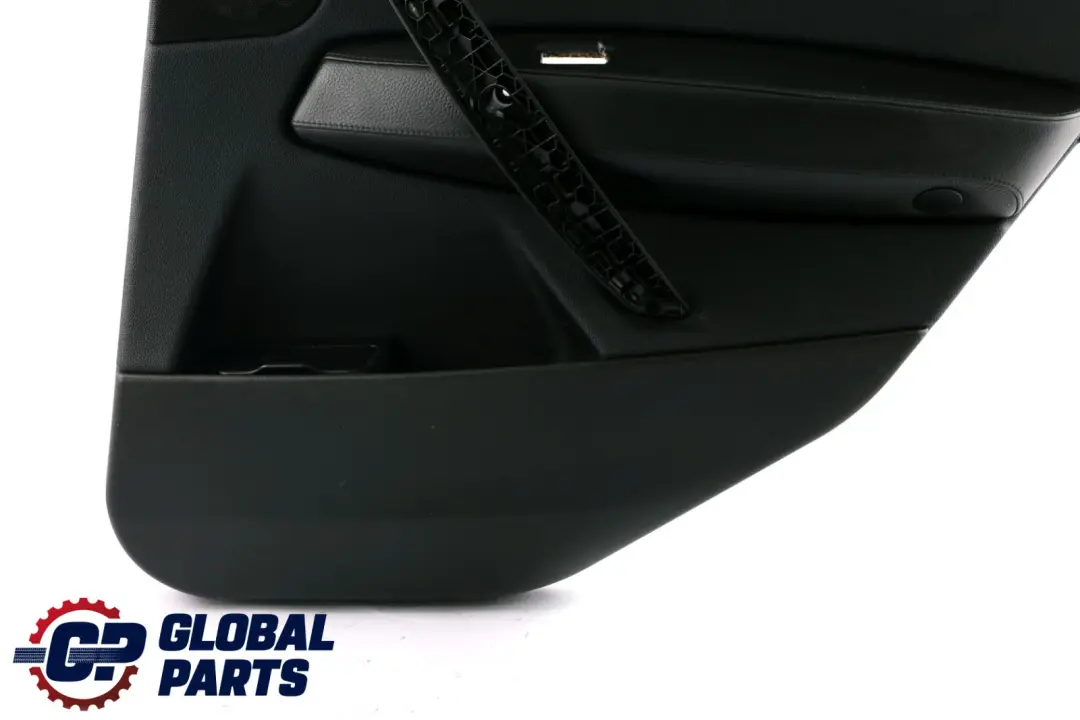 BMW X3 Series E83 Rear Right O/S Door Card Lining Leather Black Ambiente