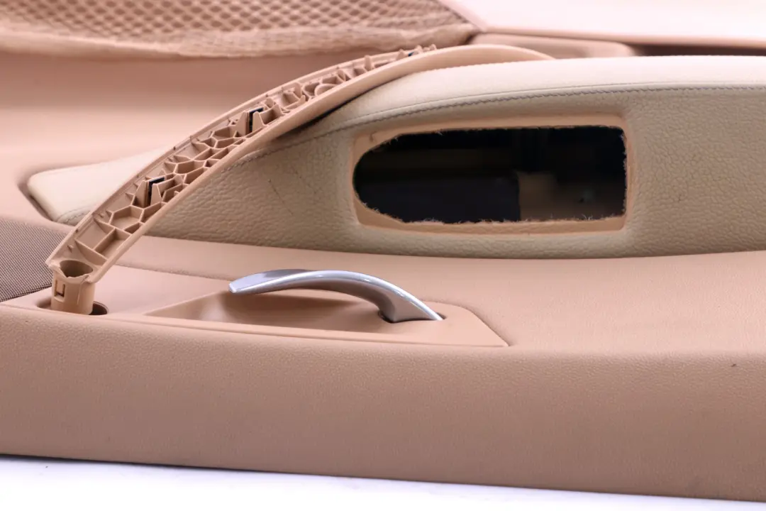 BMW X3 Series E83 Front Left N/S Door Card Lining Leather Beige Sandbeige