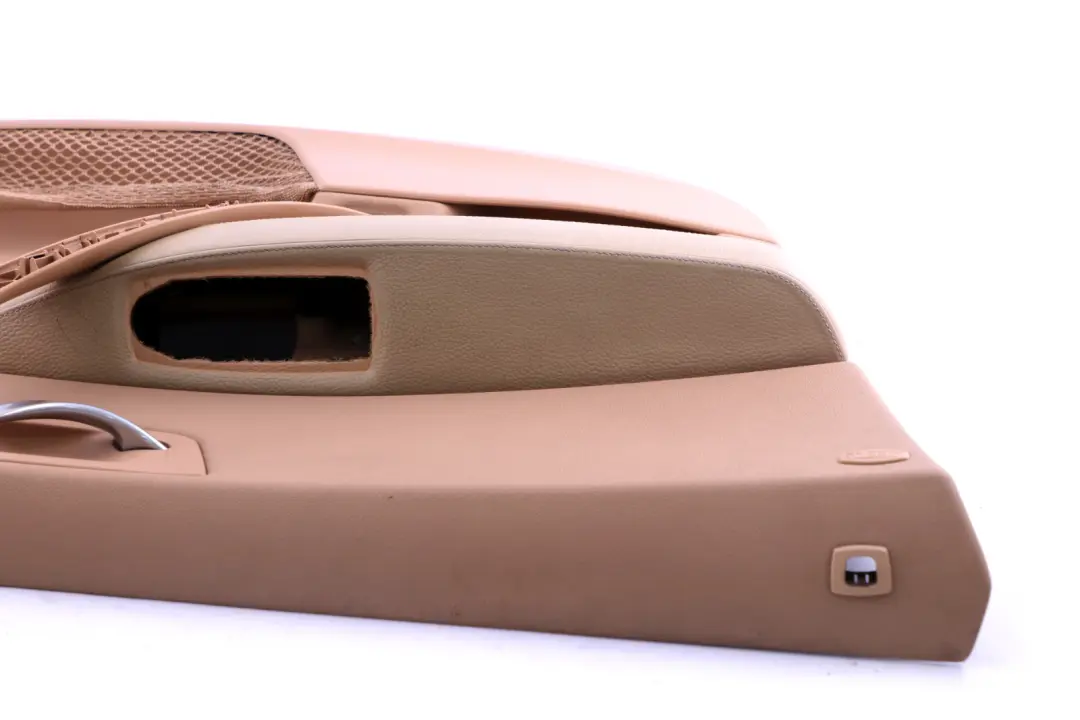 BMW X3 Series E83 Front Left N/S Door Card Lining Leather Beige Sandbeige