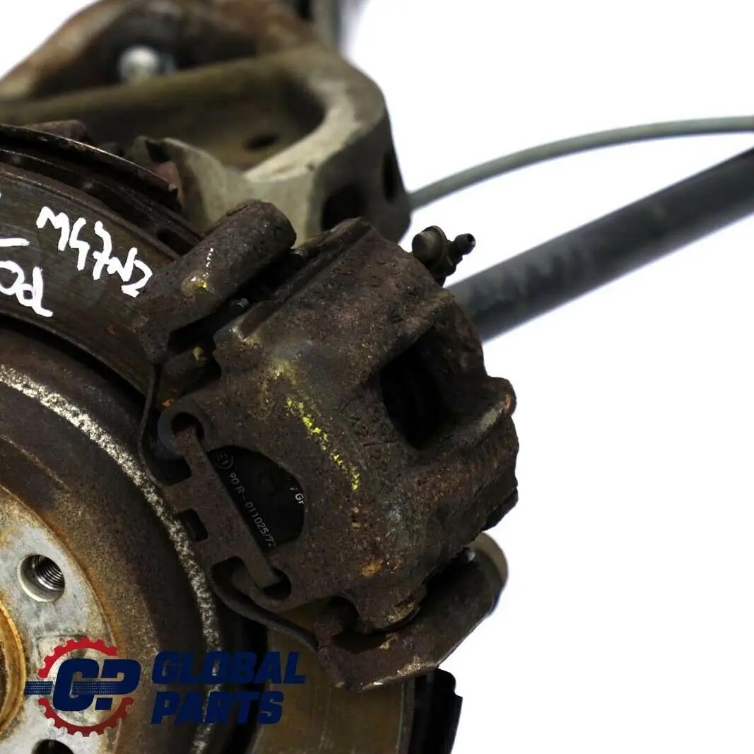 BMW E83 2.0d M47N2 Trasero Izquierdo Suspension Pierna Brazo Disco De Freno