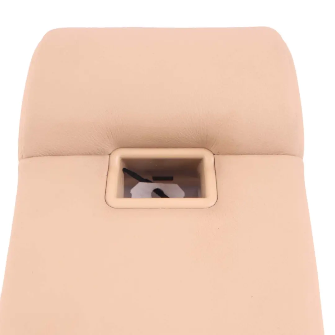 Centre Armrest BMW X3 E83 LCI Rear Seat Cup Holder Pocket Tray Beige Leather