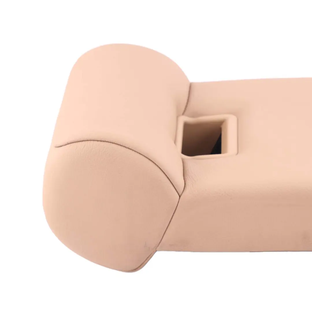 Centre Armrest BMW X3 E83 LCI Rear Seat Cup Holder Pocket Tray Beige Leather