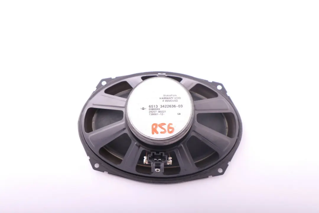 Mini Cooper R55 R56 Tieftonlautsprecher Hifi System hinten 3422636