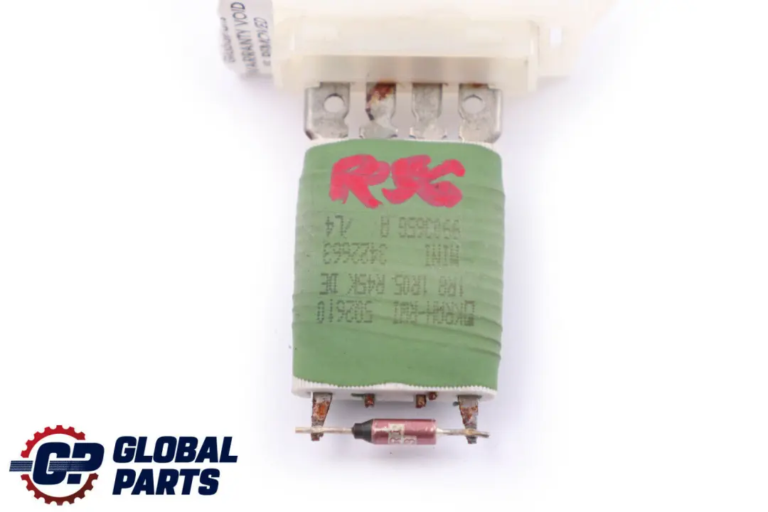 Mini R55 R56 R57 R58 R59 R60 R61 RESISTOR DEL SOPLADOR DEL CALENTADOR 3422663