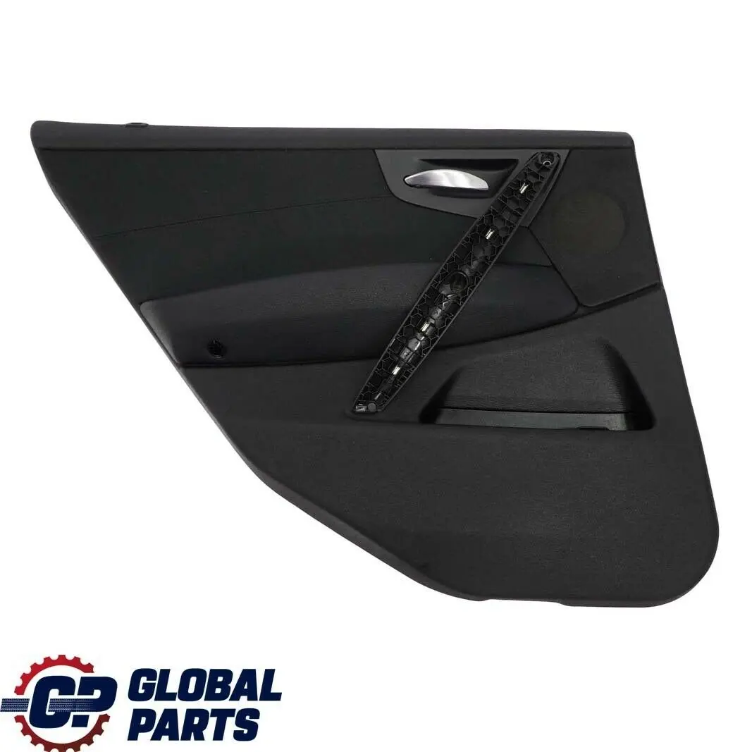 BMW E83 LCI Rear Left Door Card Lining Cloth Black