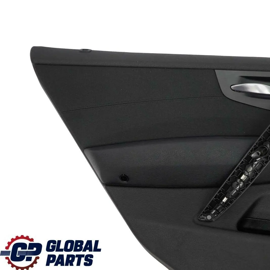 BMW E83 LCI Rear Left Door Card Lining Cloth Black