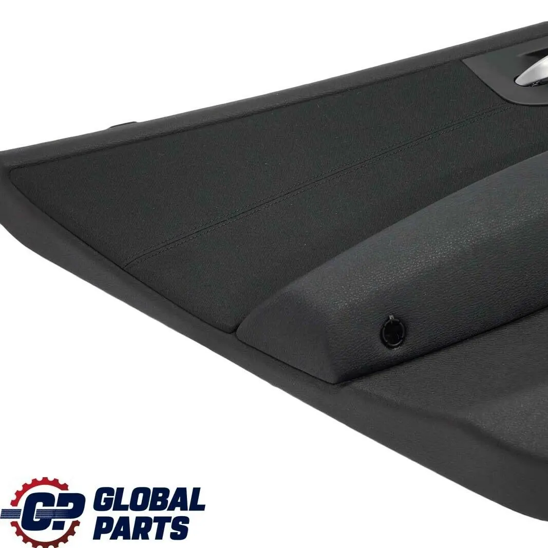 BMW E83 LCI Rear Left Door Card Lining Cloth Black