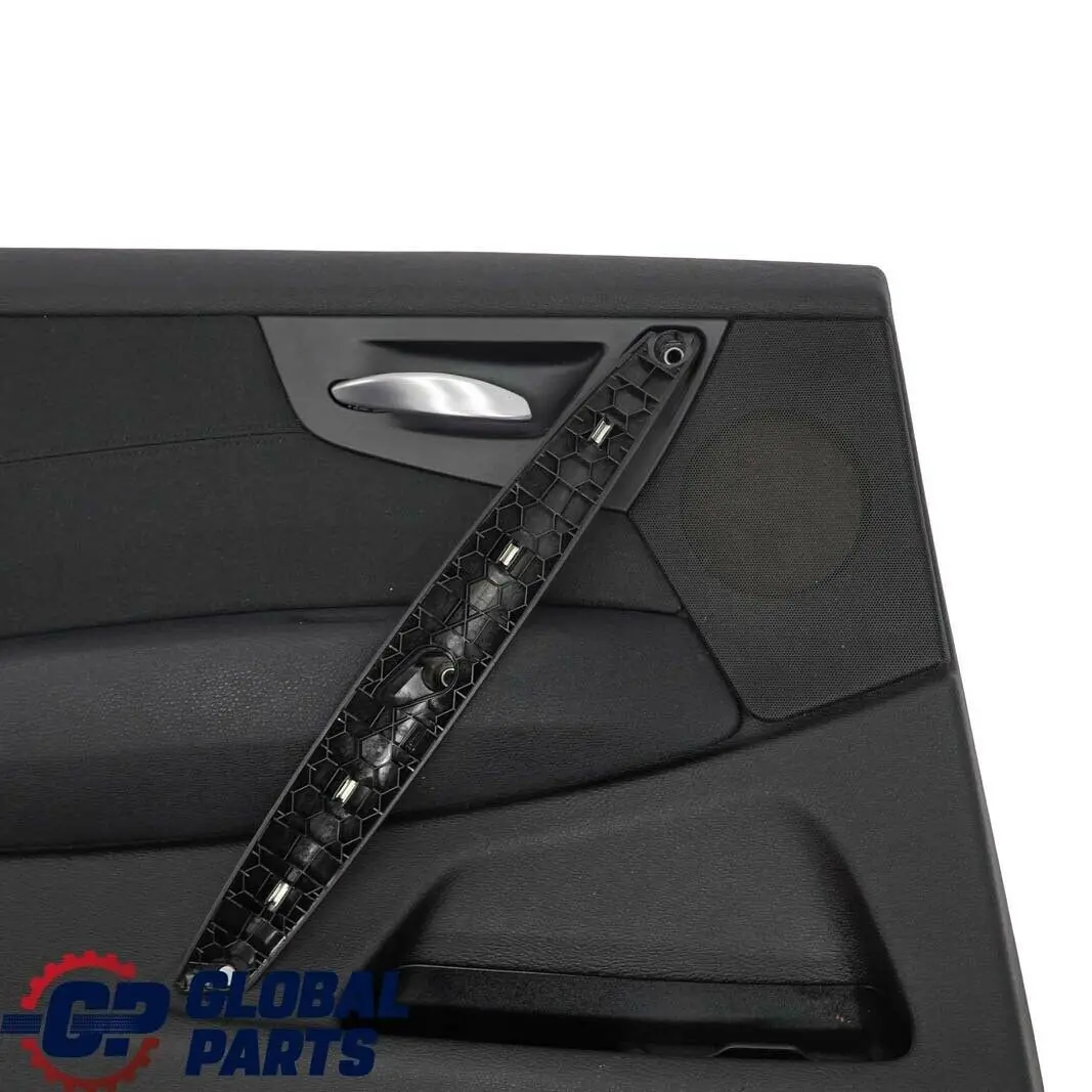 BMW E83 LCI Rear Left Door Card Lining Cloth Black