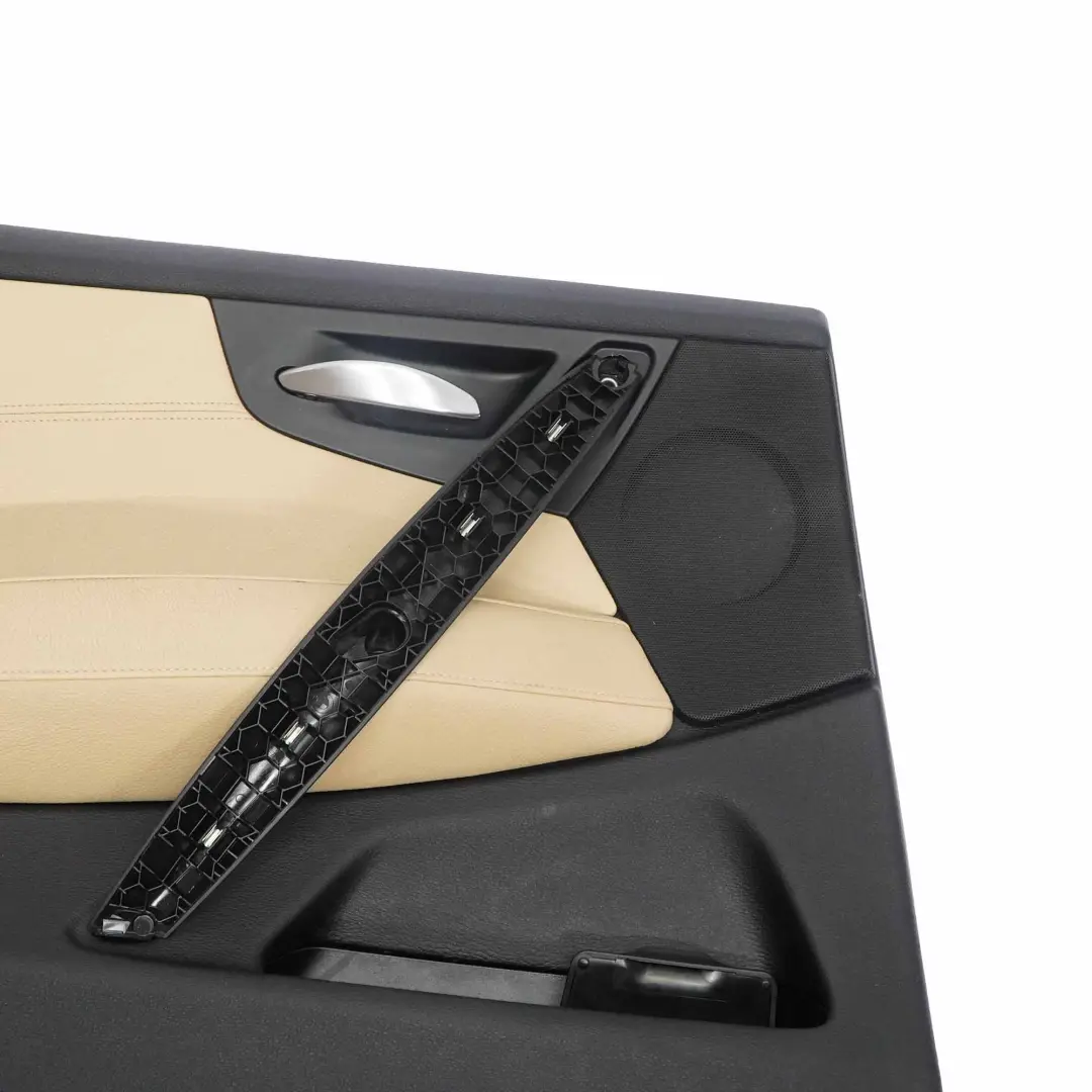 Door Card BMW X3 E83 LCI Rear Left N/S Lining Trim Cover Leather Black Beige