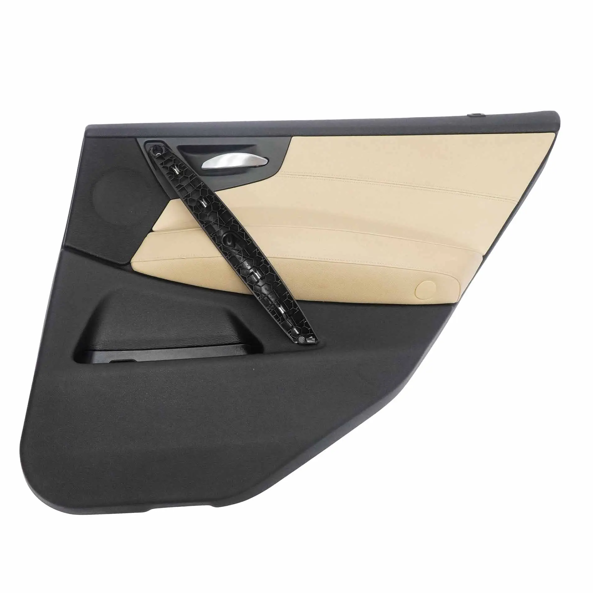 Door Card BMW X3 E83 LCI Rear Right O/S Lining Trim Cover Leather Black Beige