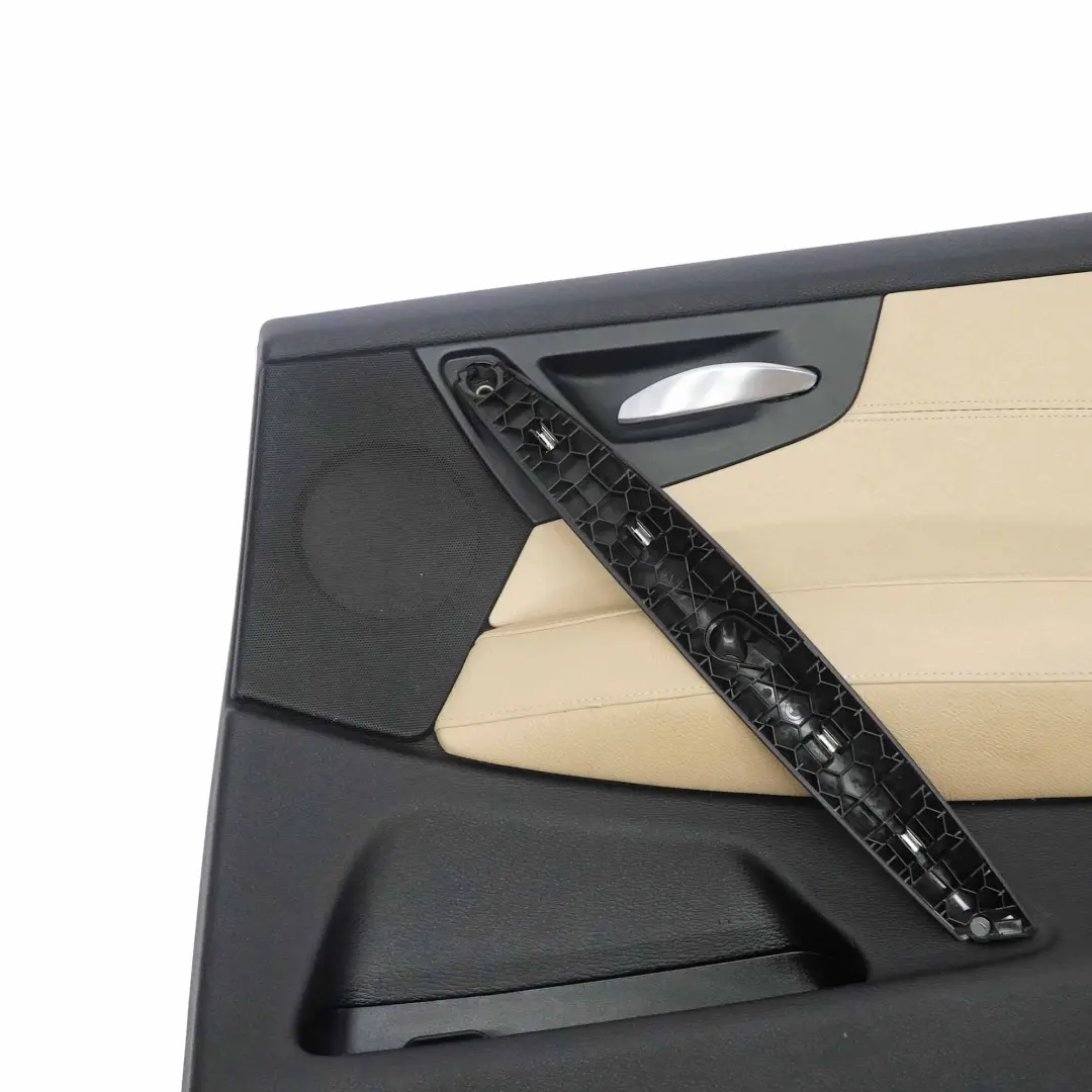 Door Card BMW X3 E83 LCI Rear Right O/S Lining Trim Cover Leather Black Beige