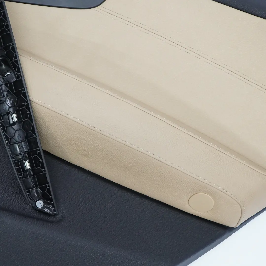 Door Card BMW X3 E83 LCI Rear Right O/S Lining Trim Cover Leather Black Beige