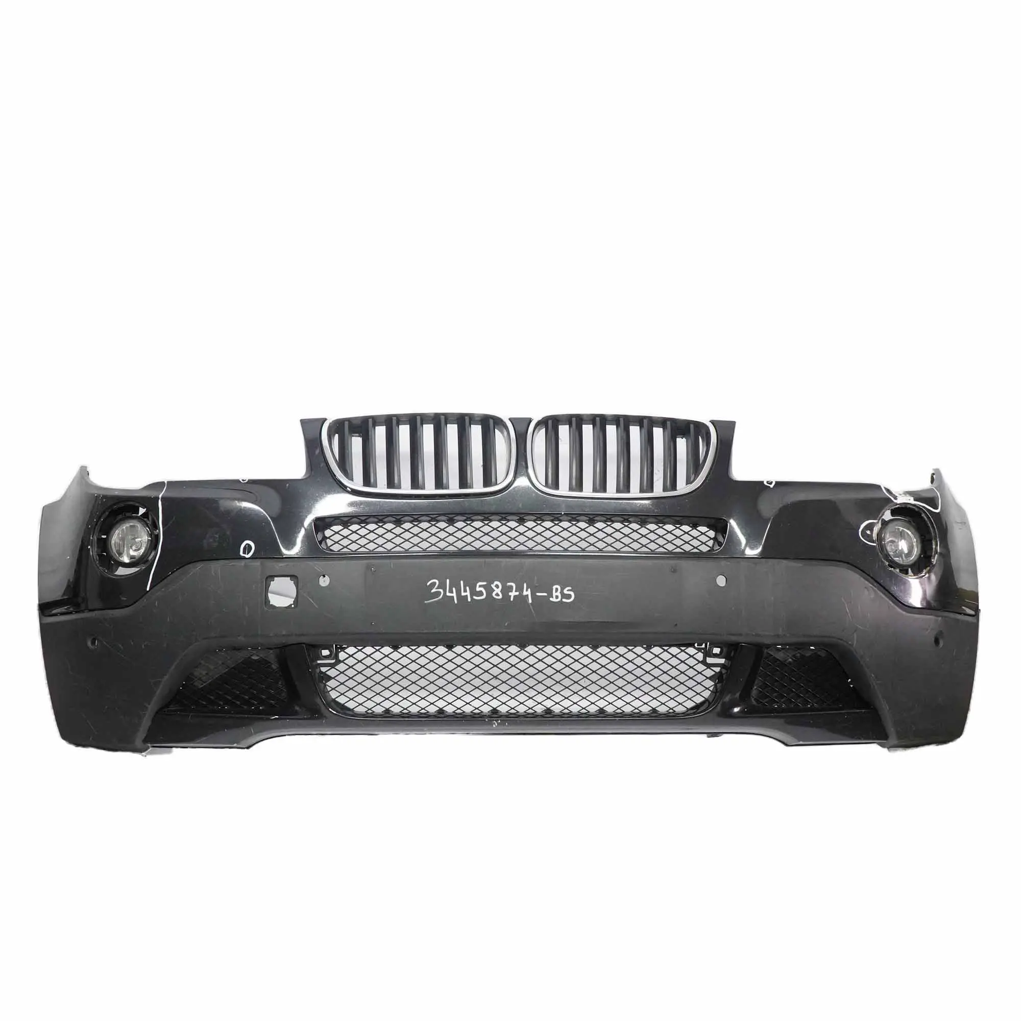 Front Bumper BMW X3 E83 LCI Complete Trim Panel PDC Black Sapphire Metallic 475