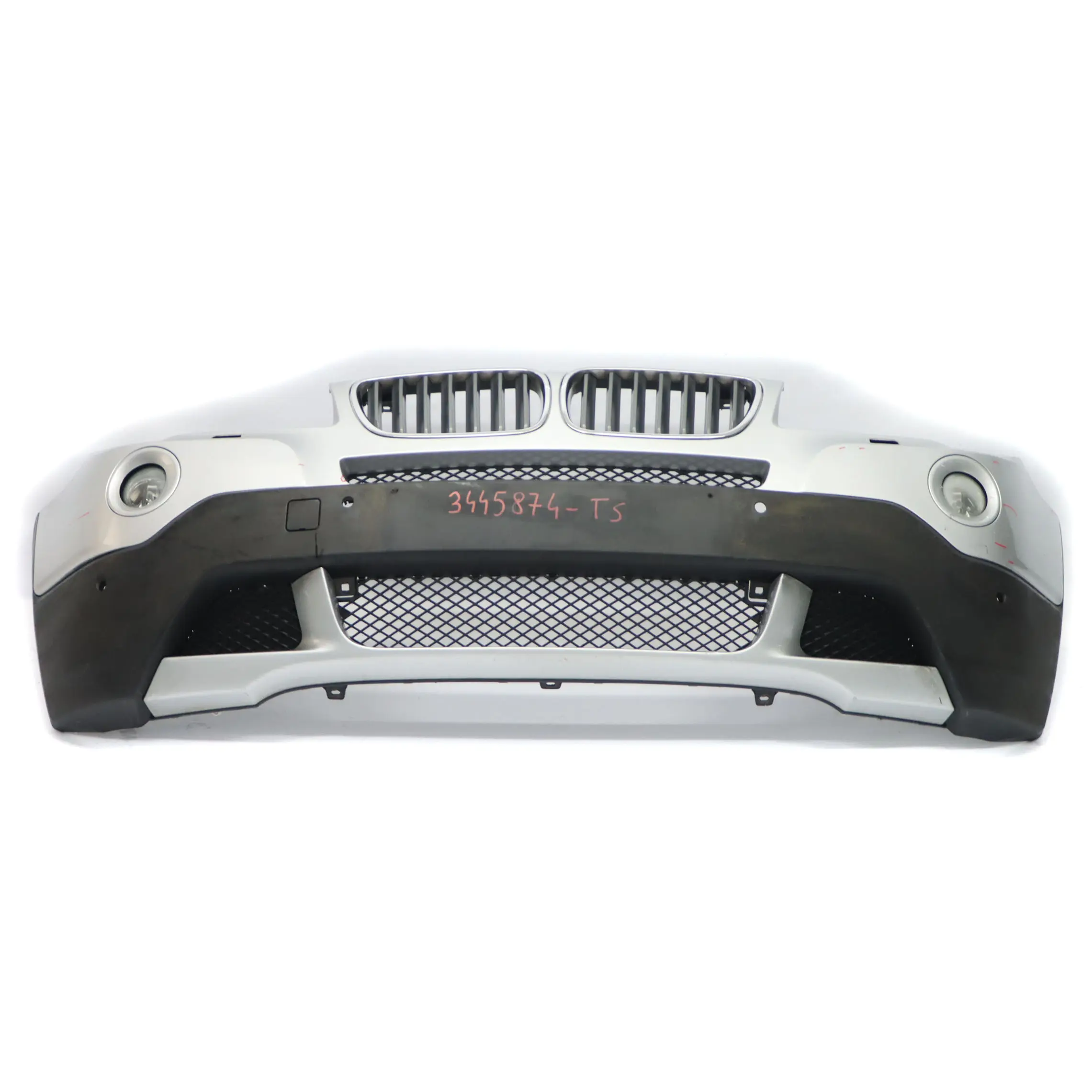 BMW X3 E83 LCI Complete Front Bumper PDC Titansilber Titan Silver - 354